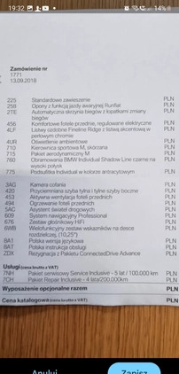 BMW Seria 5 cena 107000 przebieg: 142000, rok produkcji 2017 z Oborniki małe 37